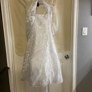 White communion dress